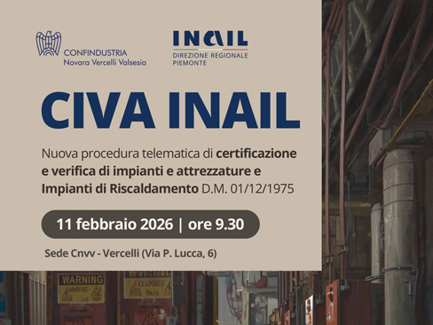 Civa: uso della piattaforma, applicazione della procedura telematica di certificazione e verifica di impianti e attrezzature